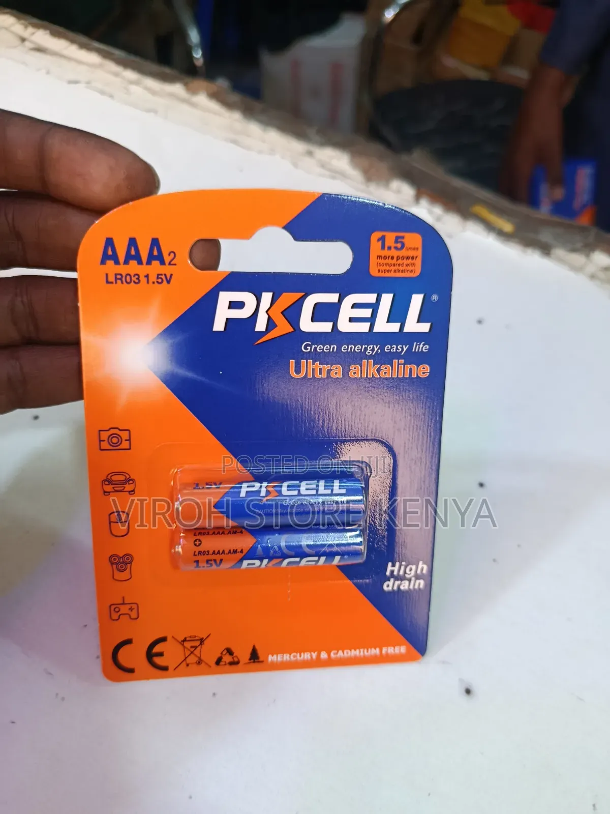 Pkcell Aaa Alkaline Battery Lr03 1.5v