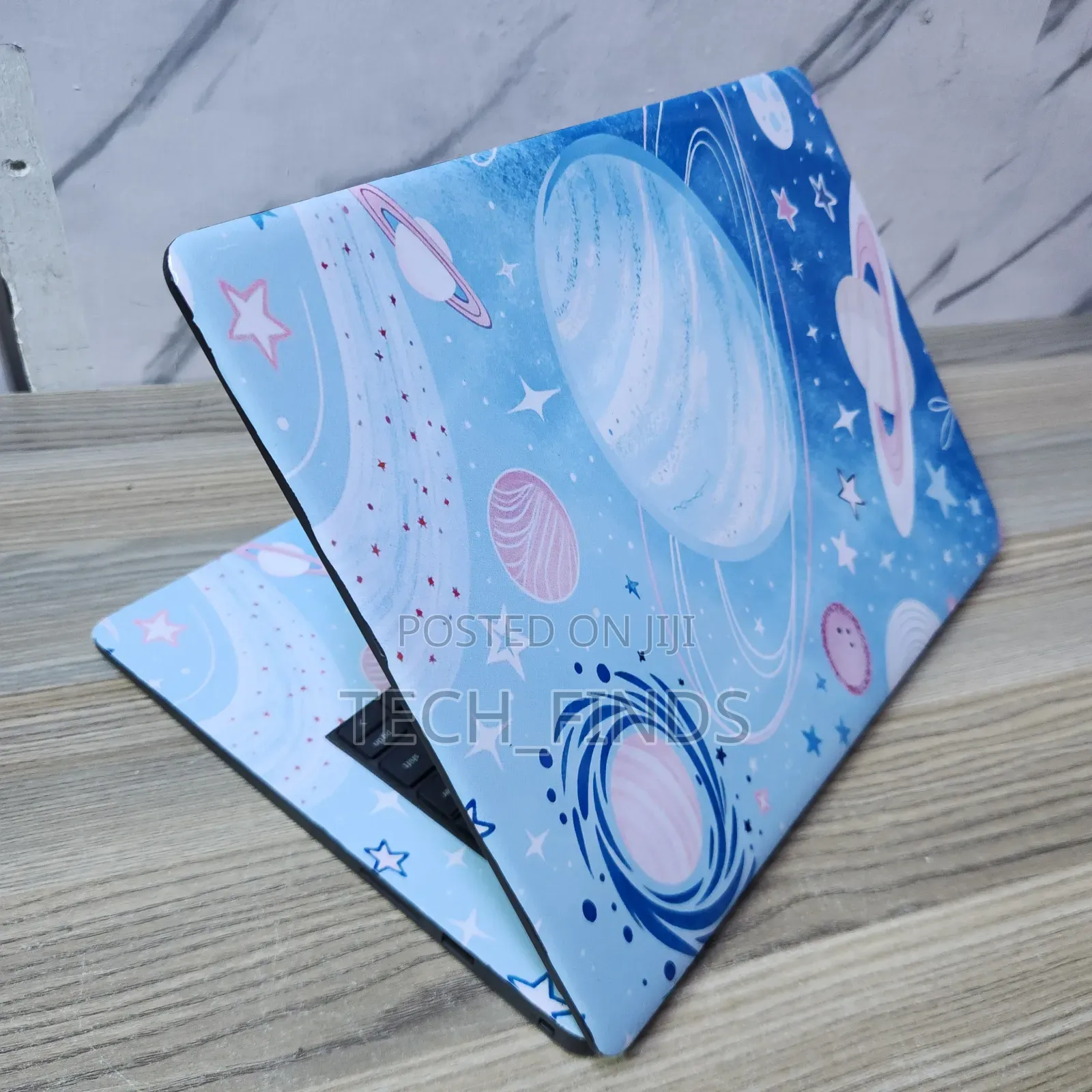 Planet and Star Design Laptop Skin