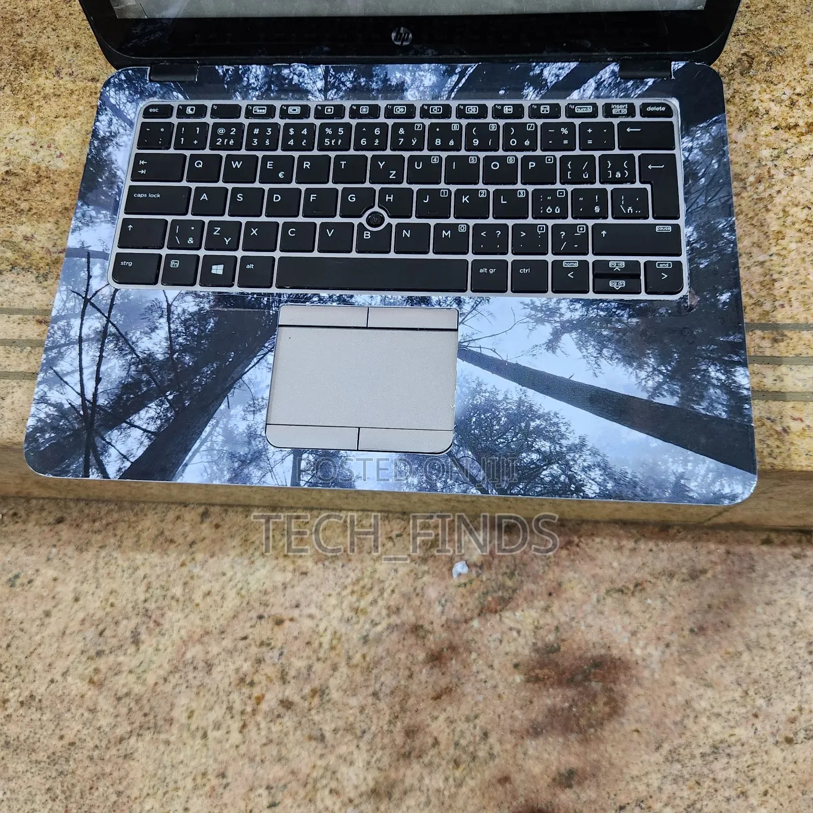Forest-Themed Vinyl Laptop Skin Sticker.