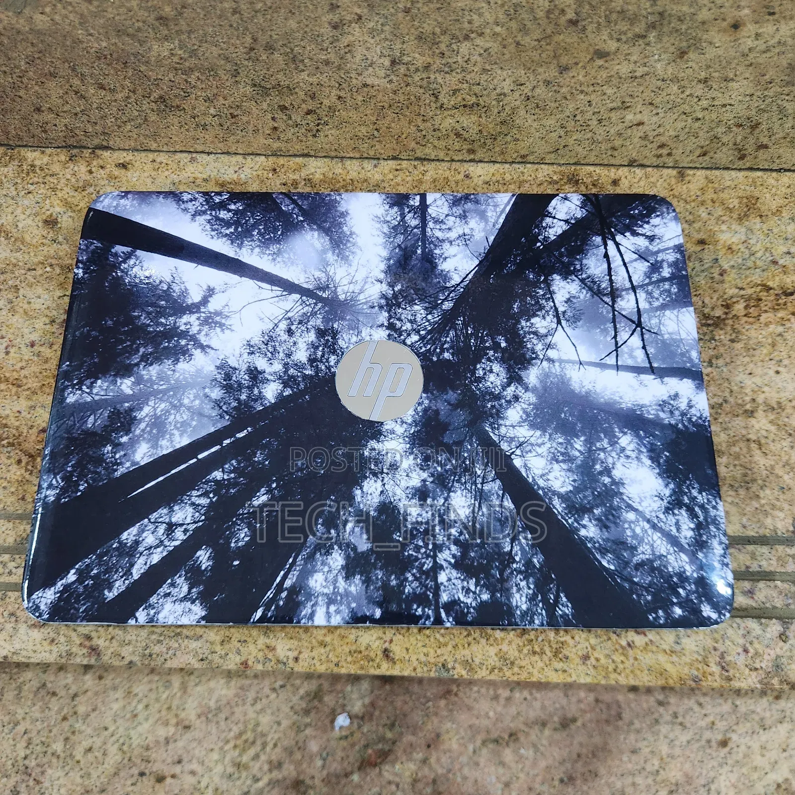 Forest-Themed Vinyl Laptop Skin Sticker.