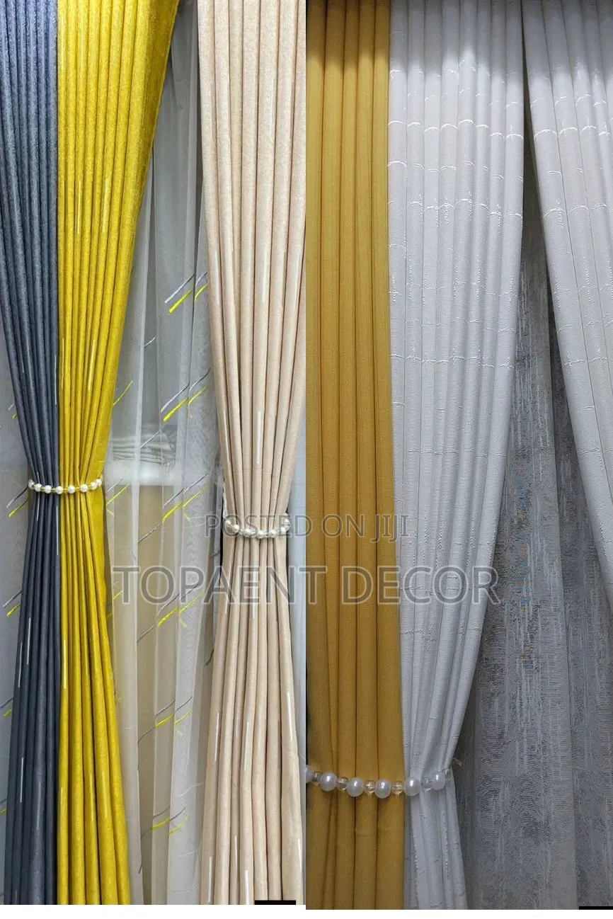Classic Touch,Hand Washable Window and Door Curtains