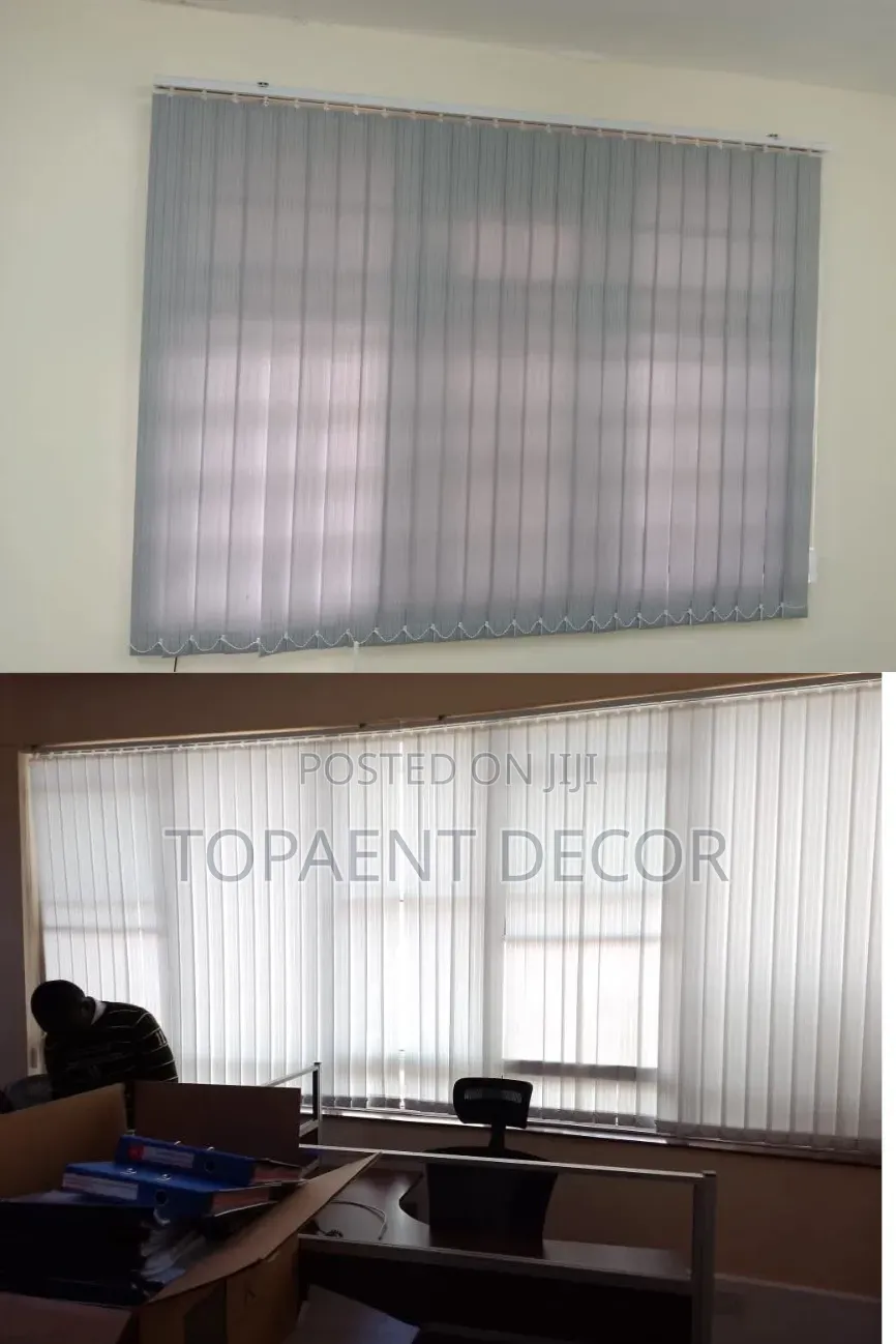 Simple Beauty, Perfect Fit, Vertical Office Window Blinds