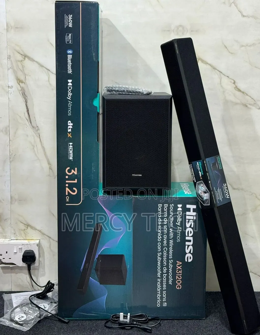 Hisense Soundbar Ax3120g – 3.1.2 Channel Dolby Atmos System
