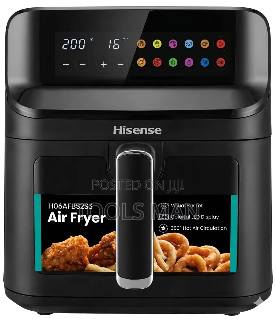 Hisense 6l Digital Air Fryer With Visual Basket.