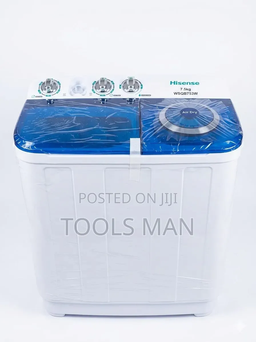 Hisense 7.5kg Twin Tub Washing Machine.