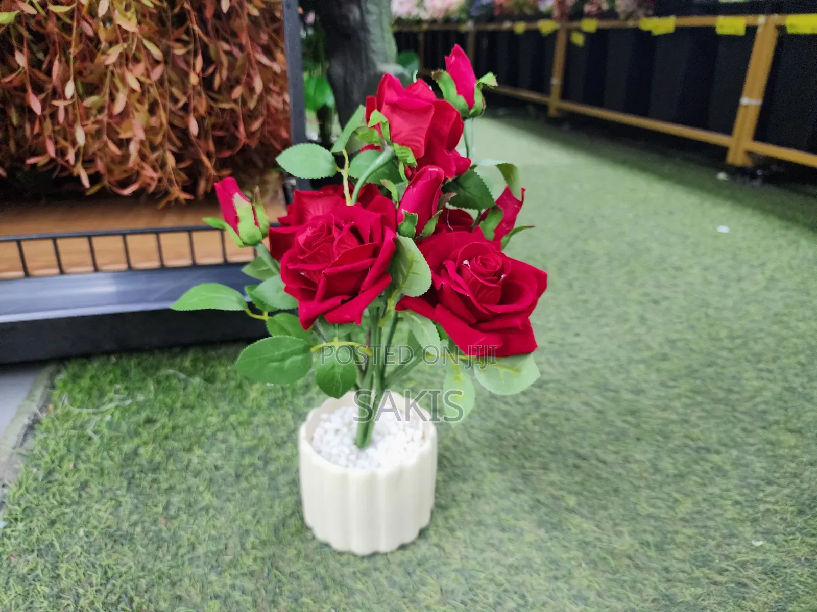 Artificial Flower With Vase! Free Delivery