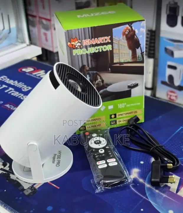 Android 13 Projector Hy300 Pro Smart Android 13.0 Projector +Bluetooth