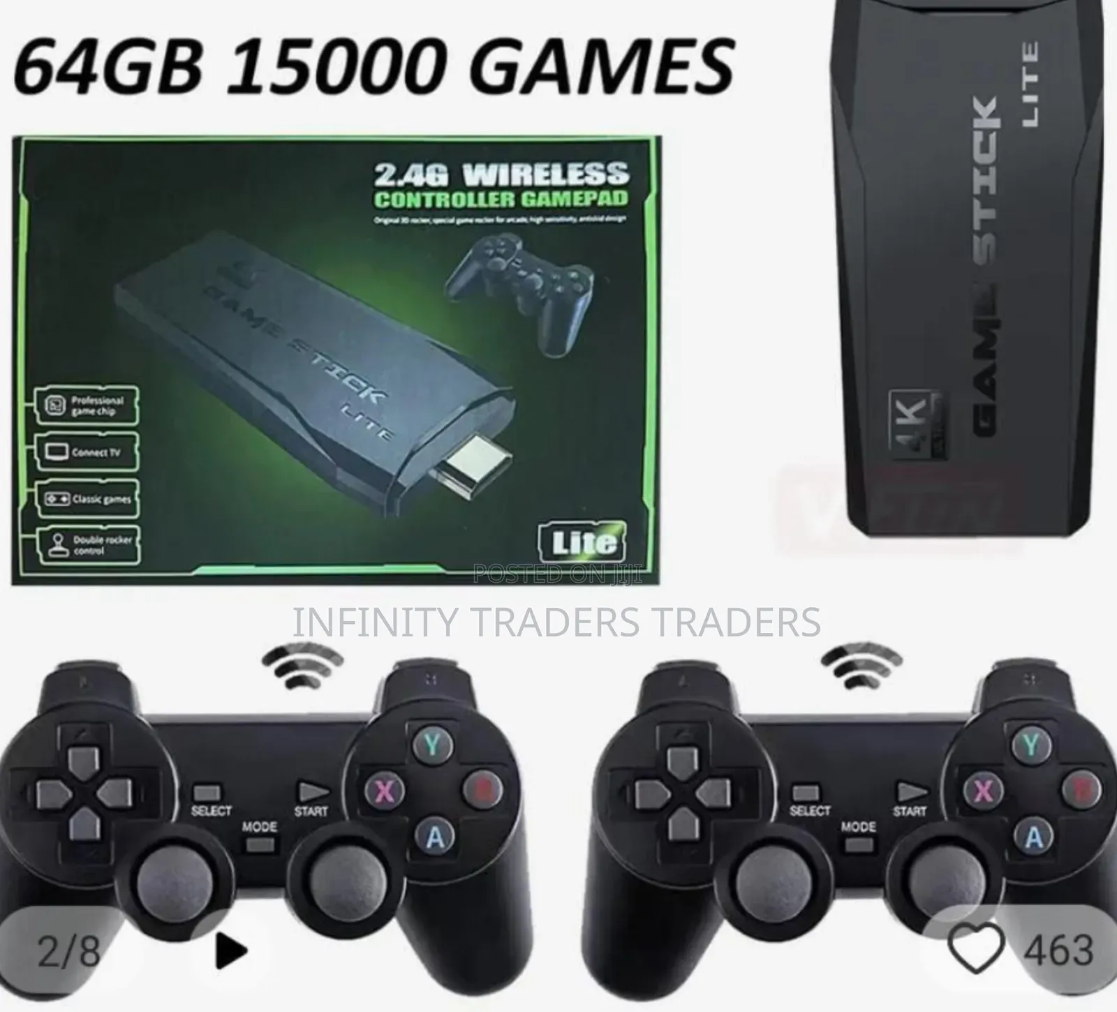 15,000 Games Console With Wireless Controller