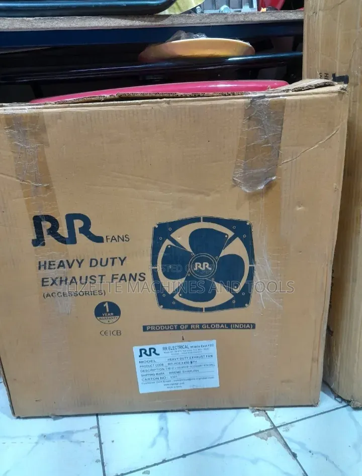18" Rr Industrial Exhaust Fan