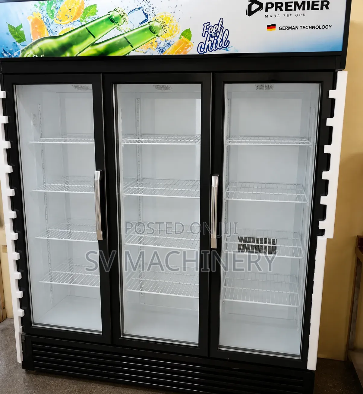 Heavy Duty 1080l Showcase Display Chiller