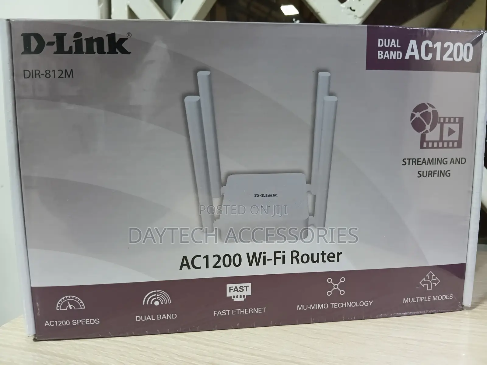 D-Link Ac1200 Dual-Band Powerhouse Router (Dir-812m)