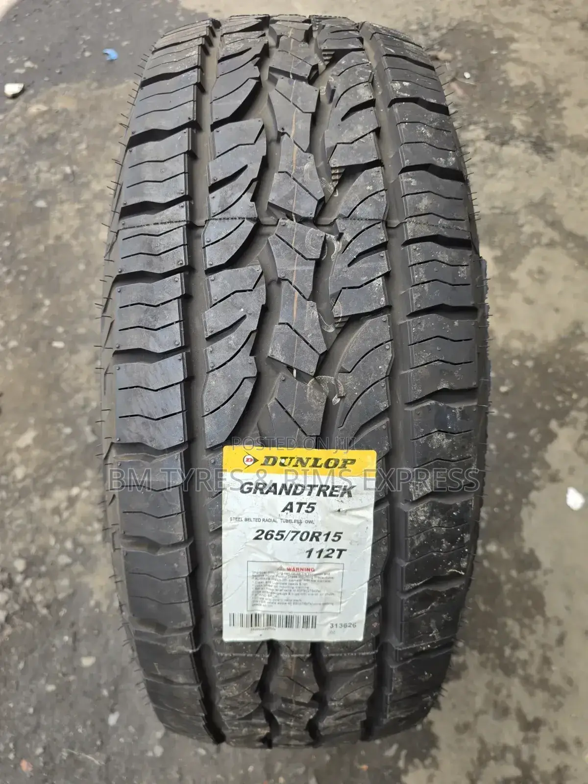 265 /70 R15 Dunlop Tyres (All Terrein)
