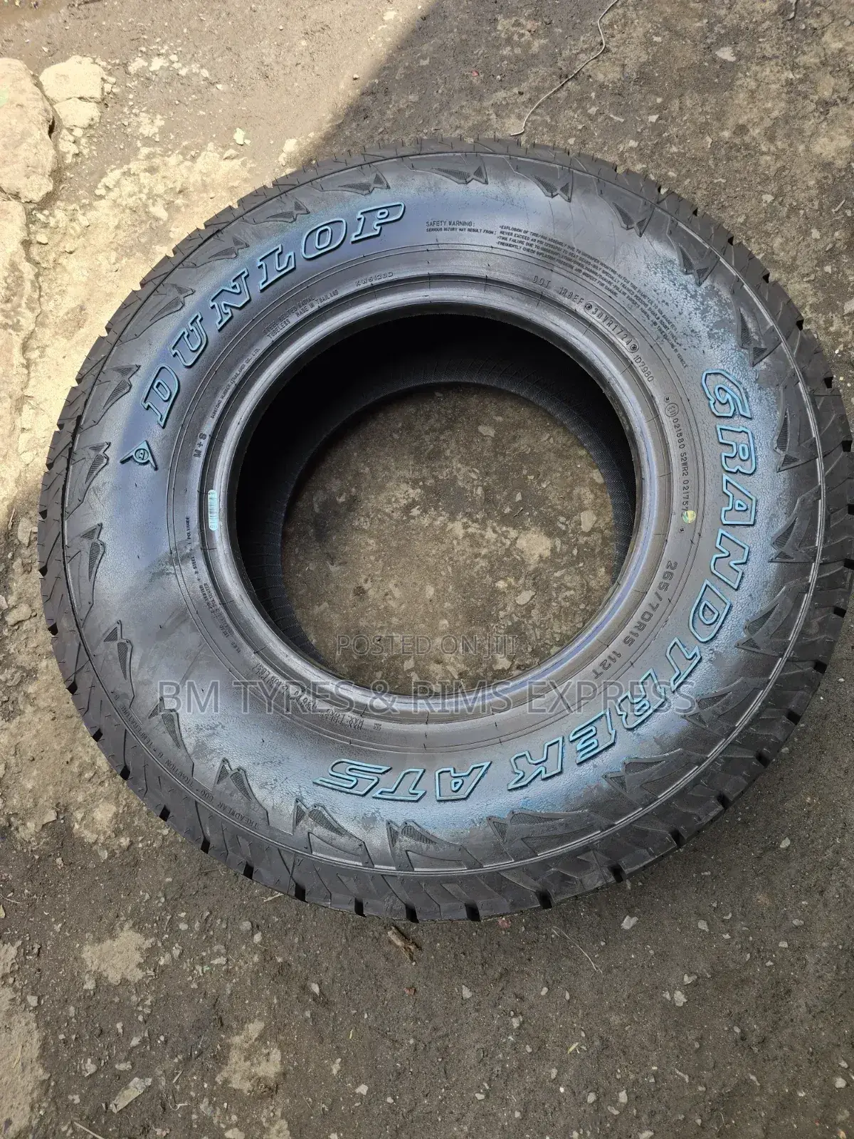 265 /70 R15 Dunlop Tyres (All Terrein)