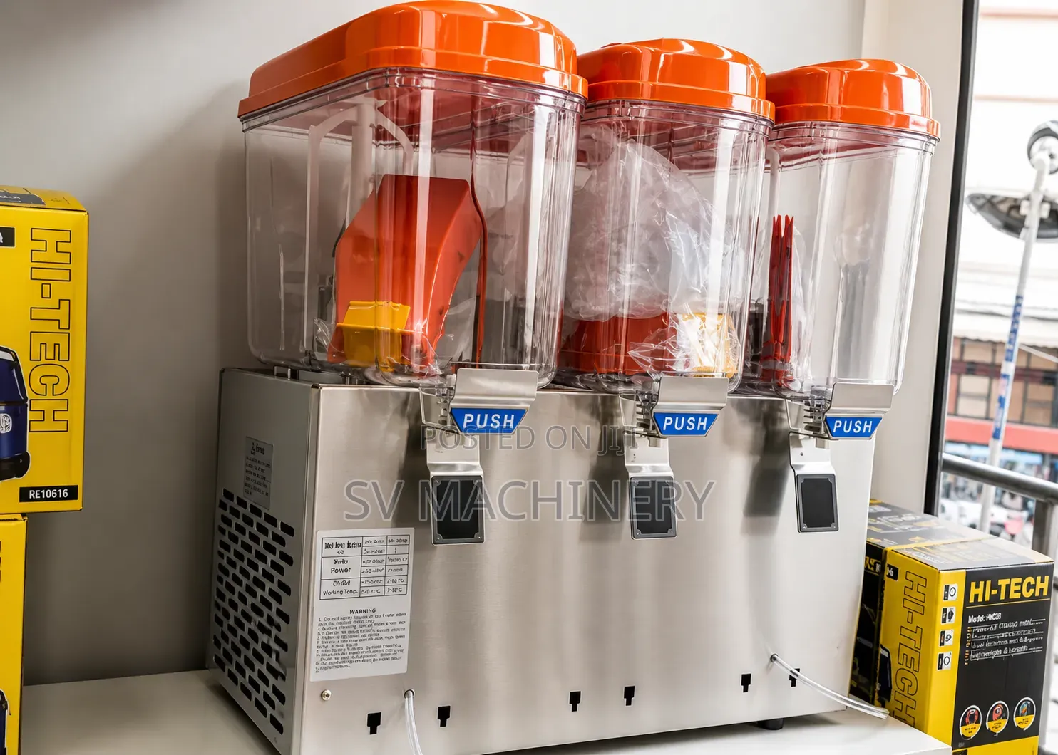 Heavy Duty 3 Slot Juice Dispenser