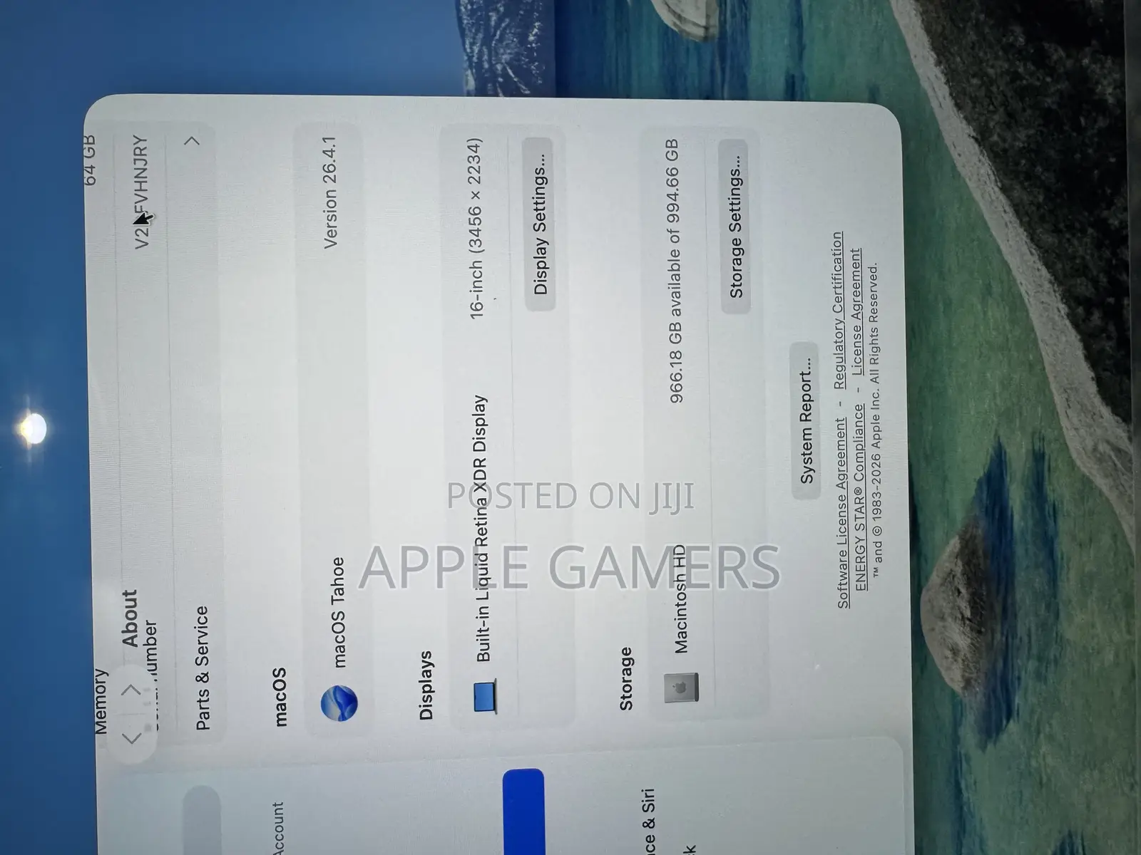 Laptop Apple MacBook Pro 2023 M2 Max 16-inch 64GB Apple M2 SSD 1T