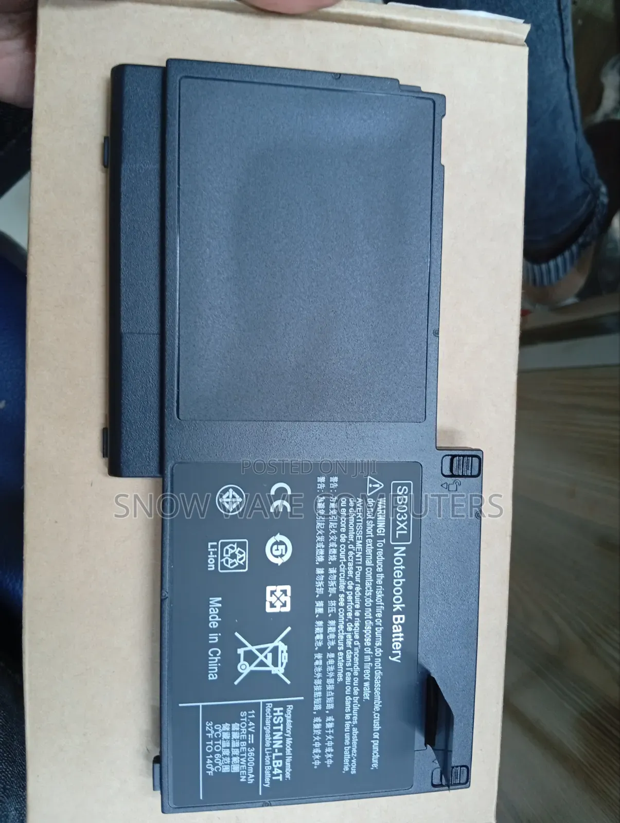 Sb03xl Hp 820 G1 820 G2 Notebook Battery for Laptop