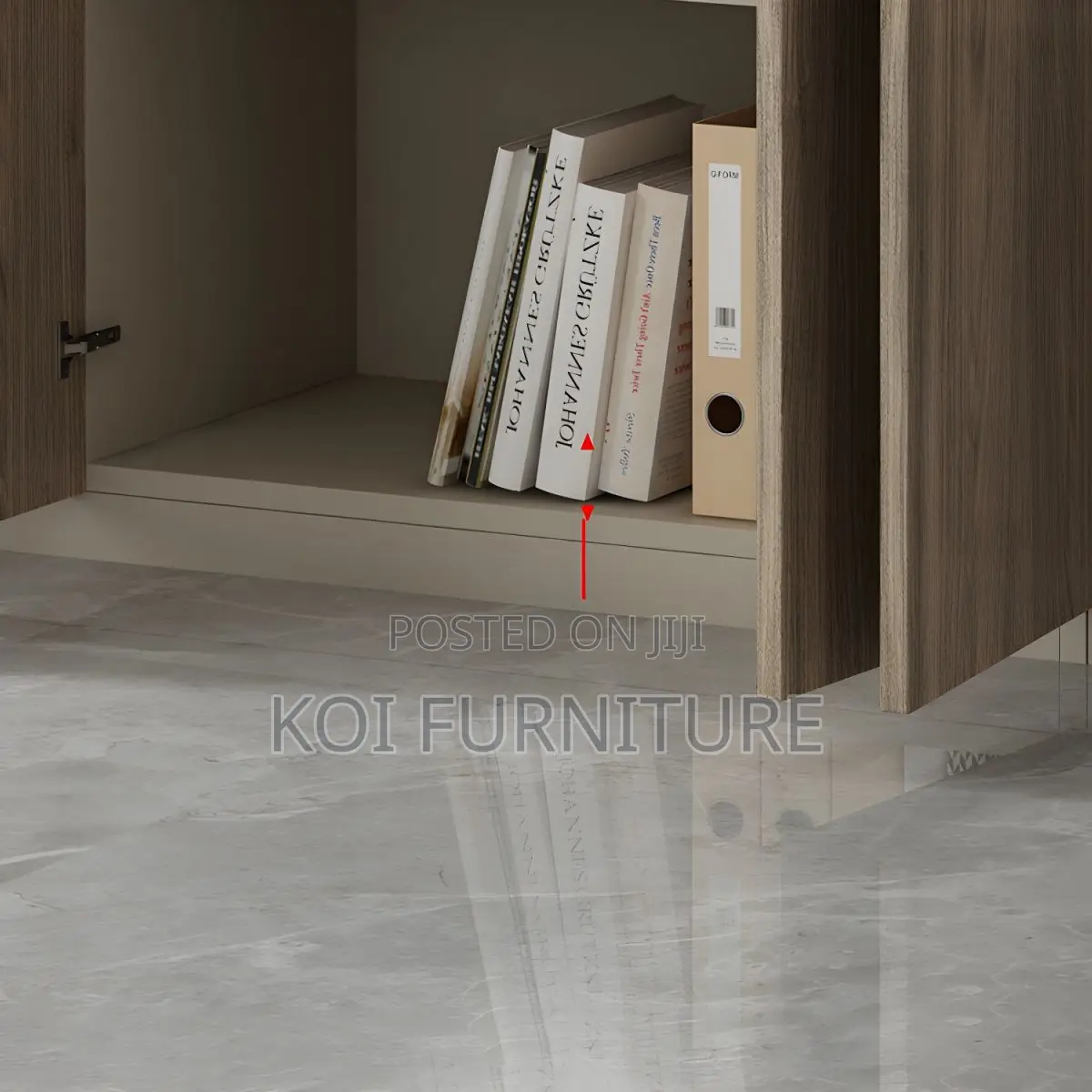 Office Cabinet; Wood Office Storage Cabinet With Clear View Doors