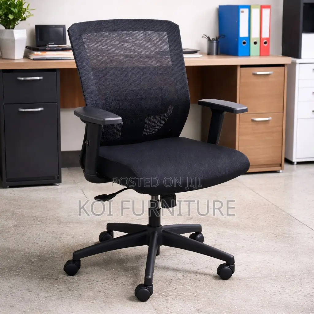 Office Chair; Mesh Black Barrii Task Ergonomic Office Chairs
