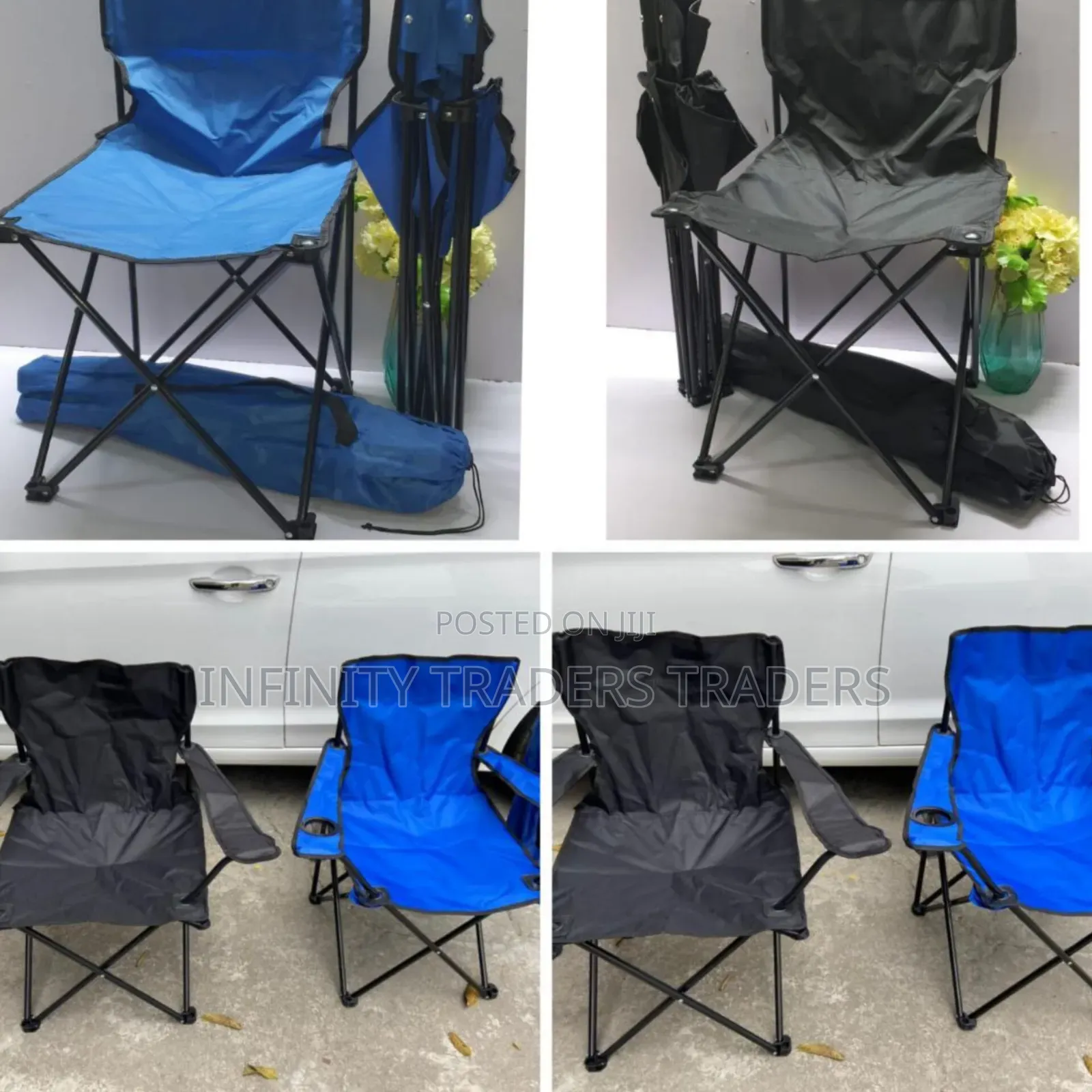 Fodable Metallic Frame Water Proof Canvas Camping Chair