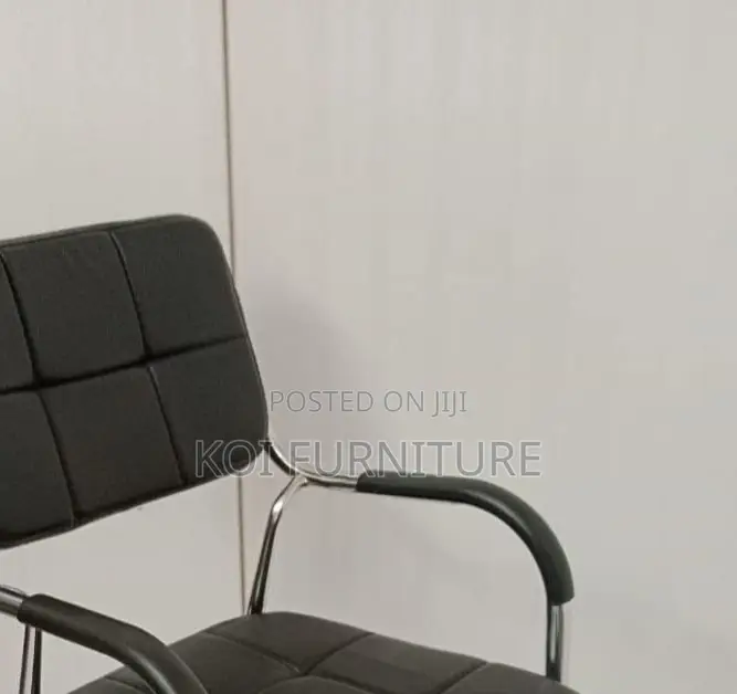 Office Chairs; Model PDX Armed Black Metallic Office Catallina Chairs
