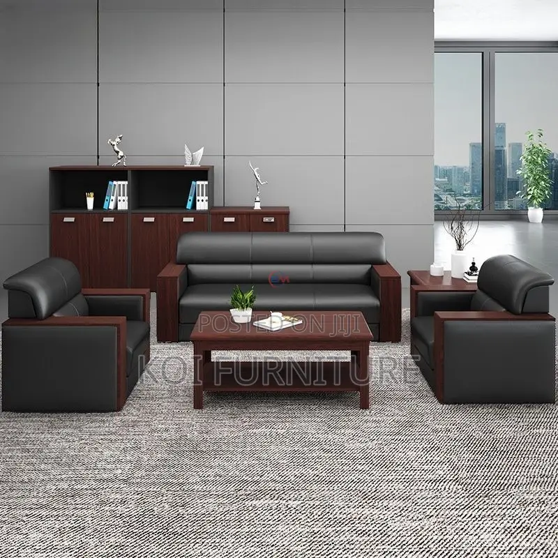 Office Sofa; Lumina 5-Seater Executive Reception Sofa Set