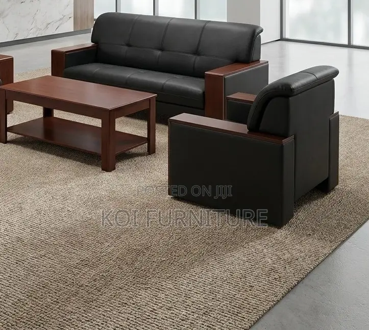 Office Sofa; Lumina 5-Seater Executive Reception Sofa Set