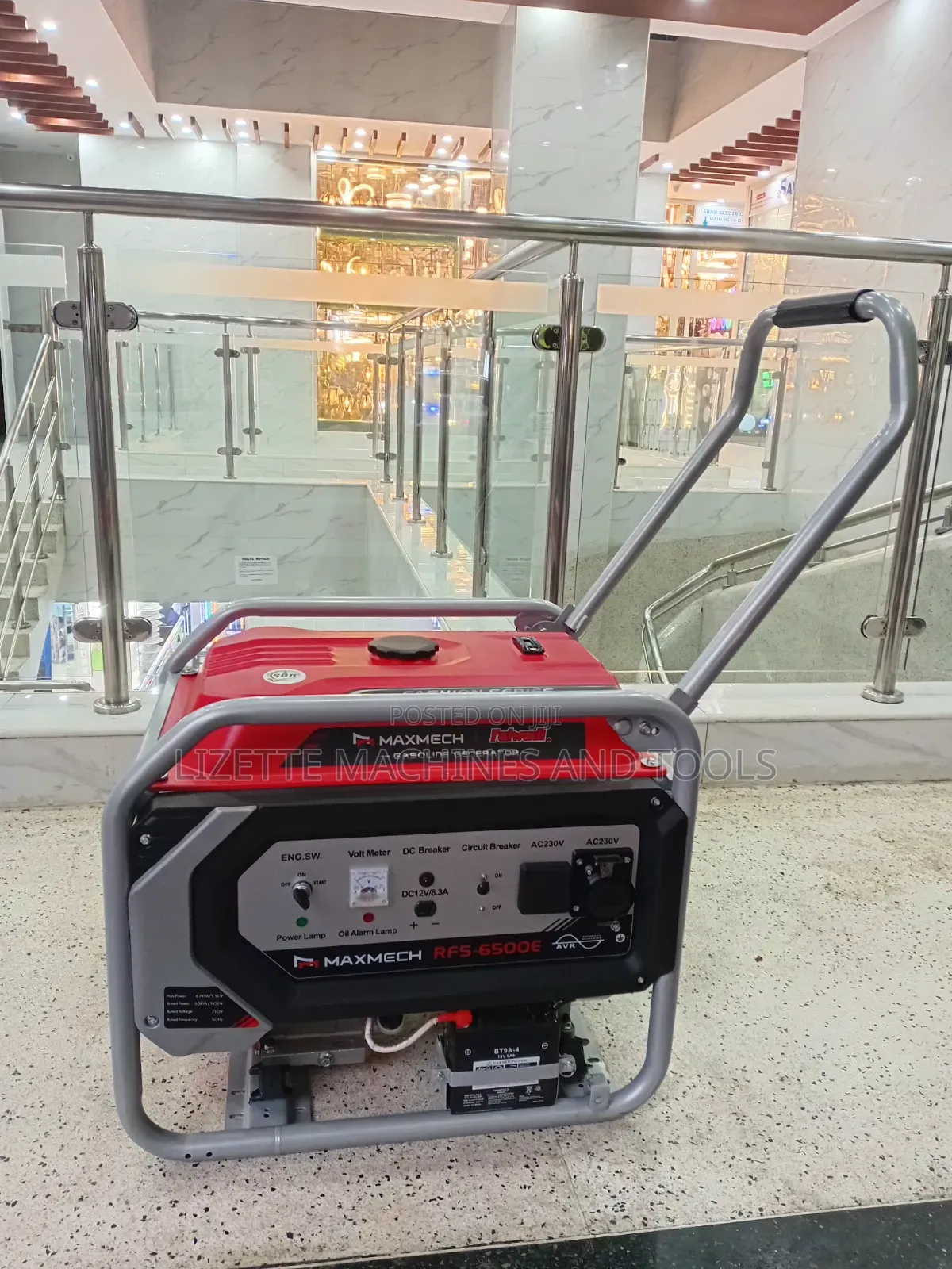 Maxmech 6.9kva Portable Petrol Generator