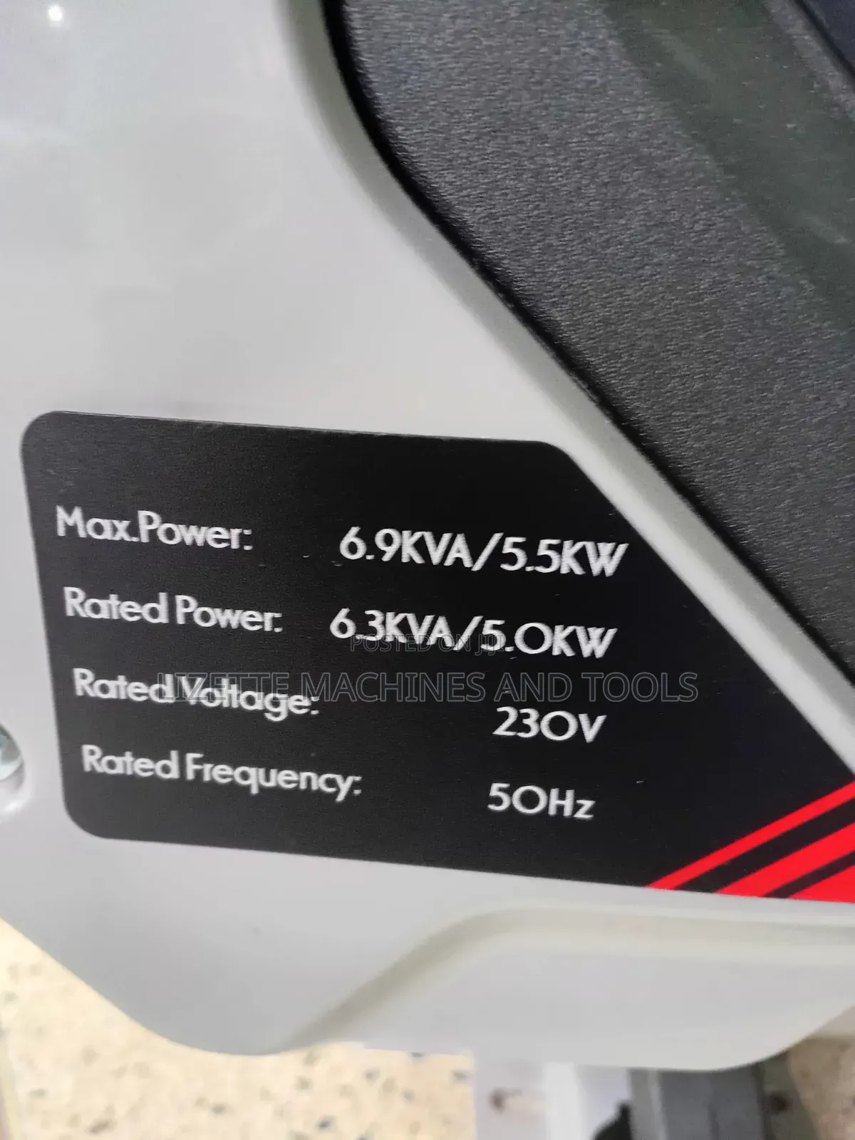 Maxmech 6.9kva Portable Petrol Generator