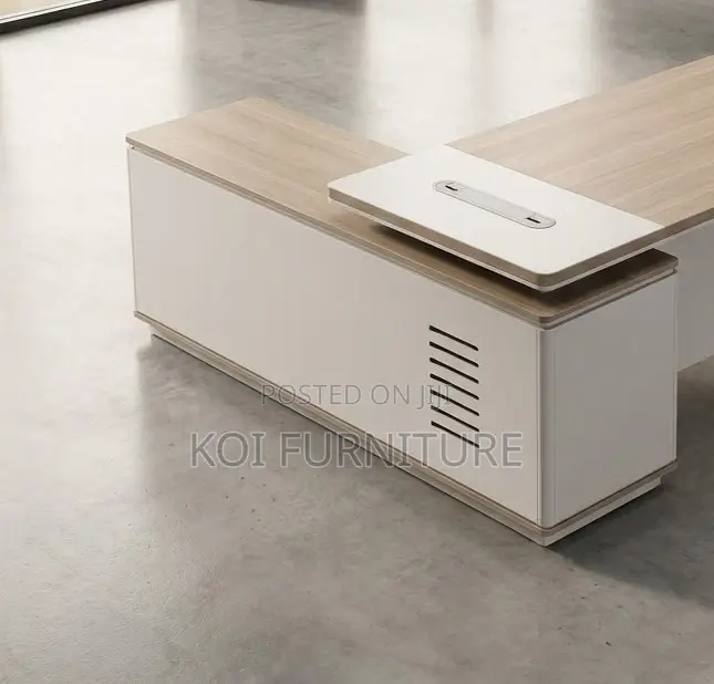 Office Desk; Morgans 1.8m Executive L-Shape Office Desk