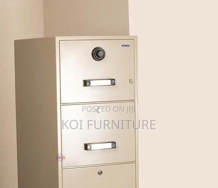 Office Cabinet; Fire Resistant 4 Drawer File Cabinet With With Locks