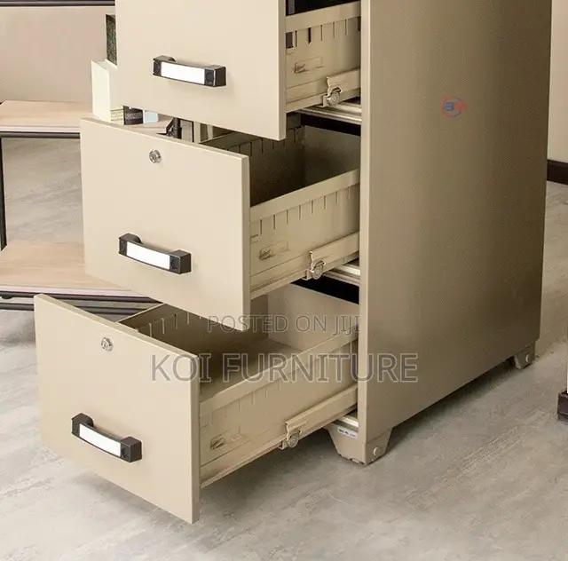 Office Cabinet; Fire Resistant 4 Drawer File Cabinet With With Locks