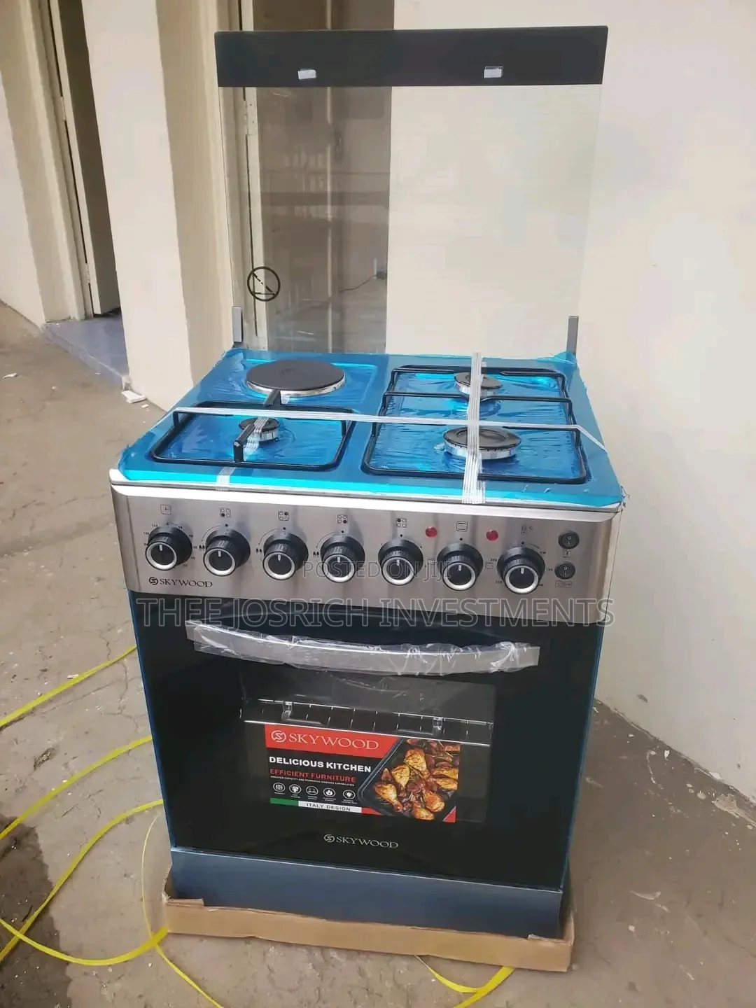 Skywood 3 +1 Standing Cooker With Electric Oven