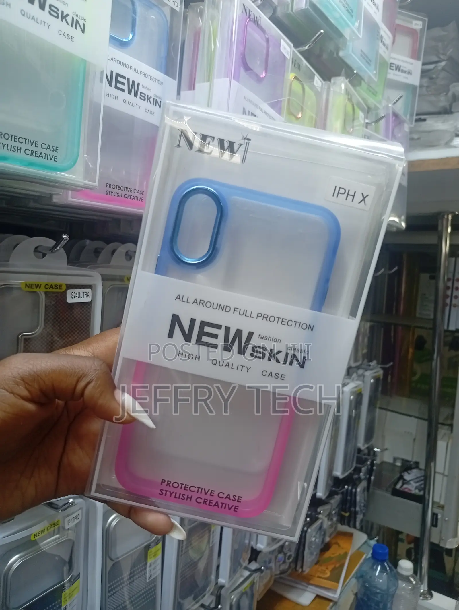 New Skin Branded Protective Back Case Designed for the Apple iPhone X