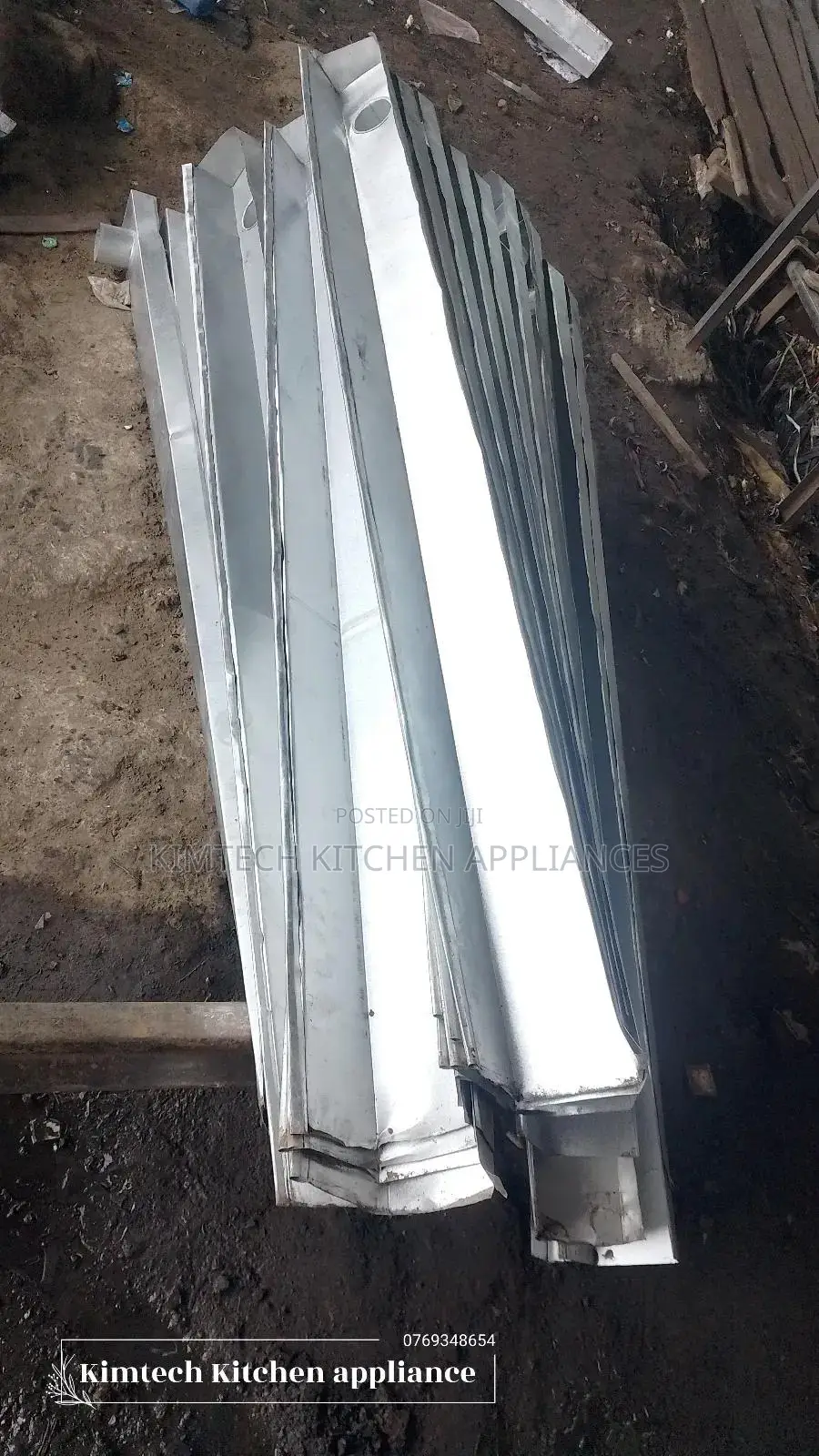 Zinc Gutters With Outlet