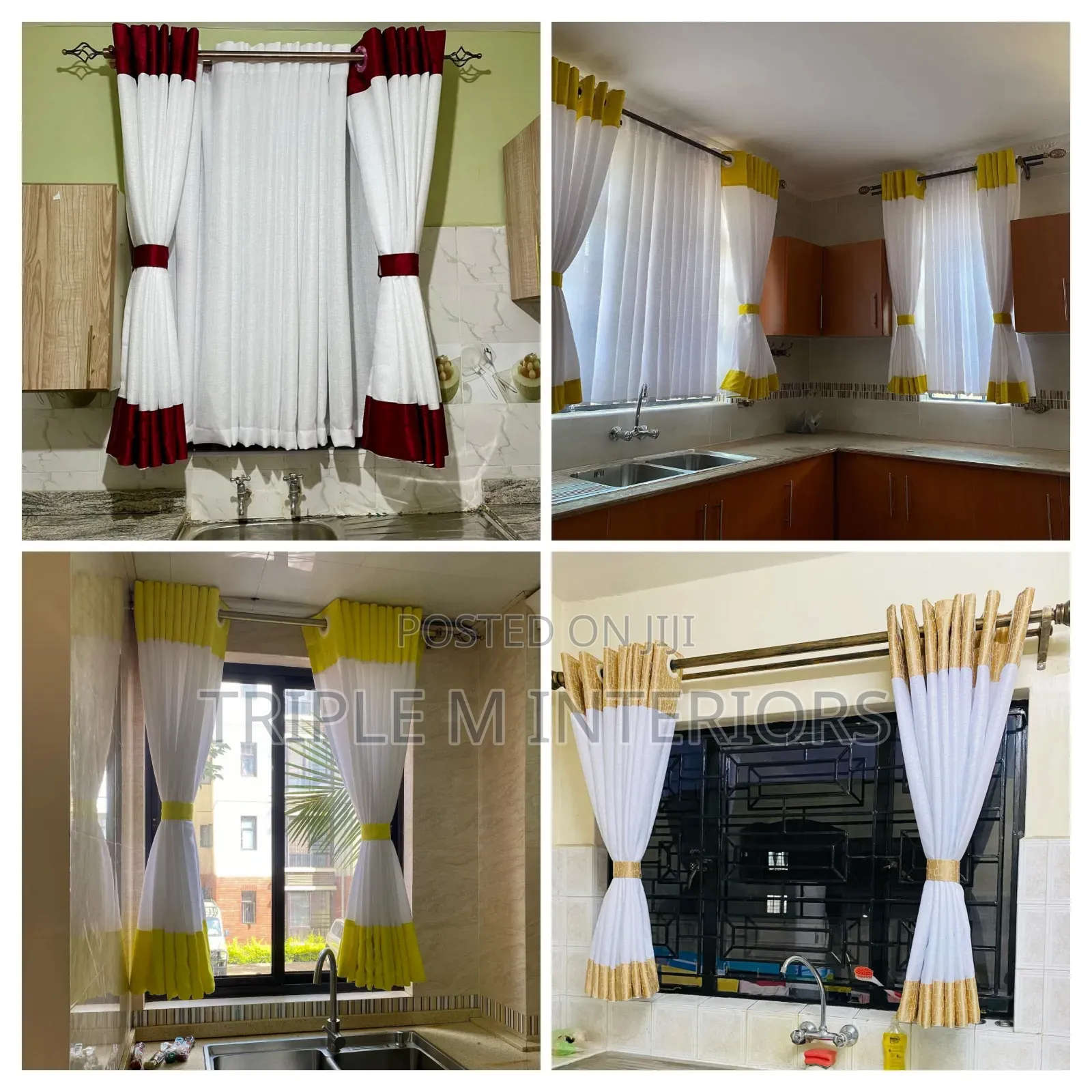 Fresh Kitchen Window Drapes for a Bright Home Finish