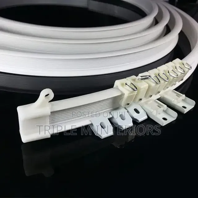 Modern Bend Shape Curtain Rail Solution