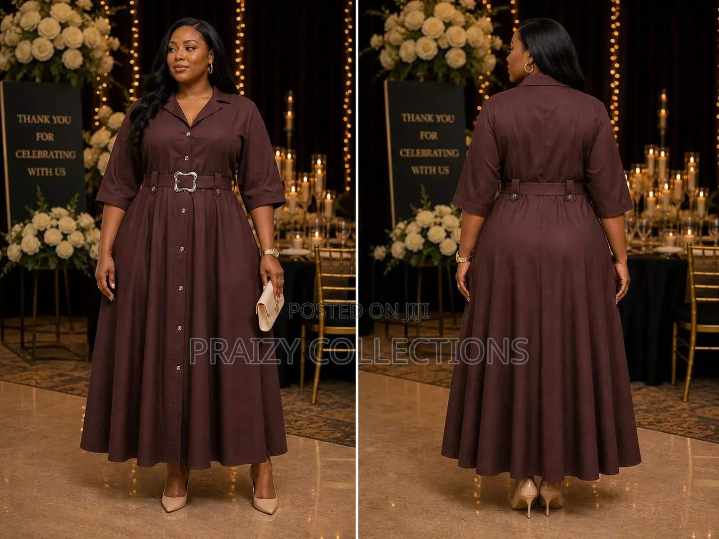 Maxi Dress ( Buttoned Down)