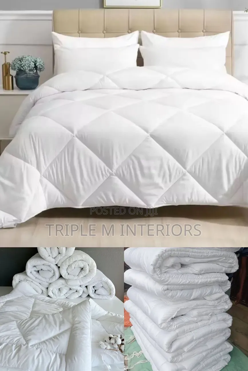 High-End White Duvet Set |Fine Binded Craftsmanship