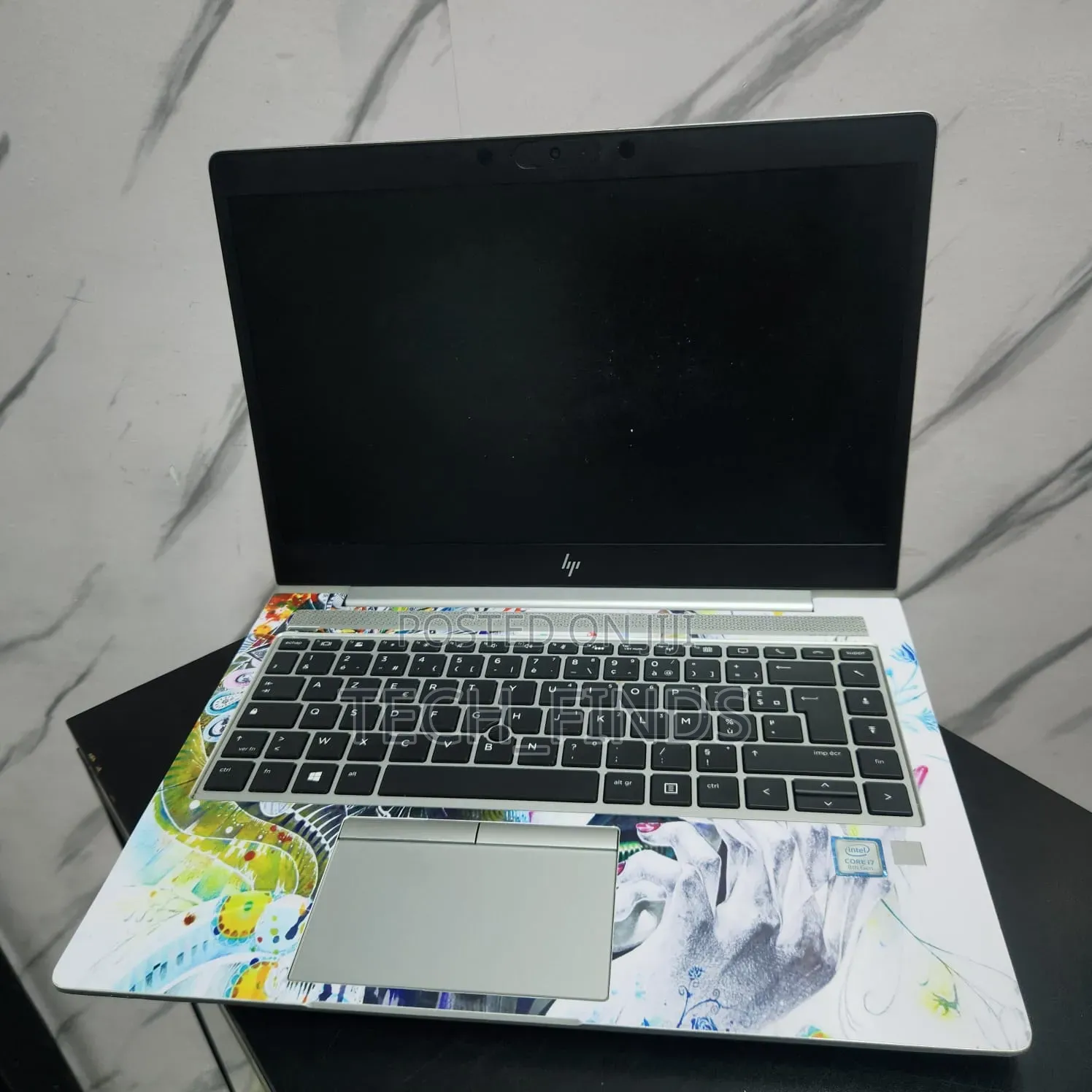 Beautiful Woman Abstract Laptop Skin