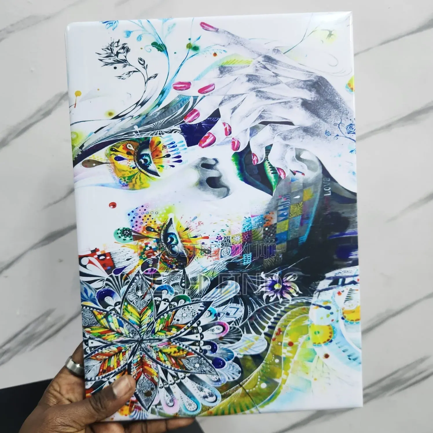Beautiful Woman Abstract Laptop Skin