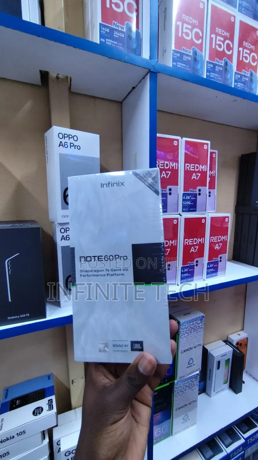New Infinix Note 60 Pro 256 GB Black
