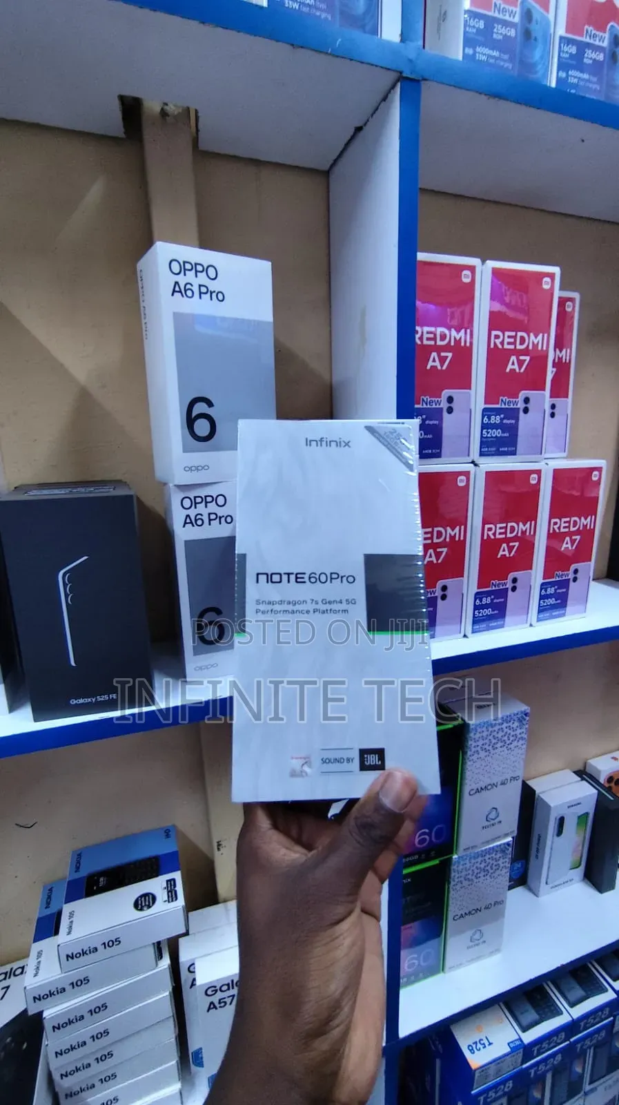 New Infinix Note 60 Pro 256 GB Black