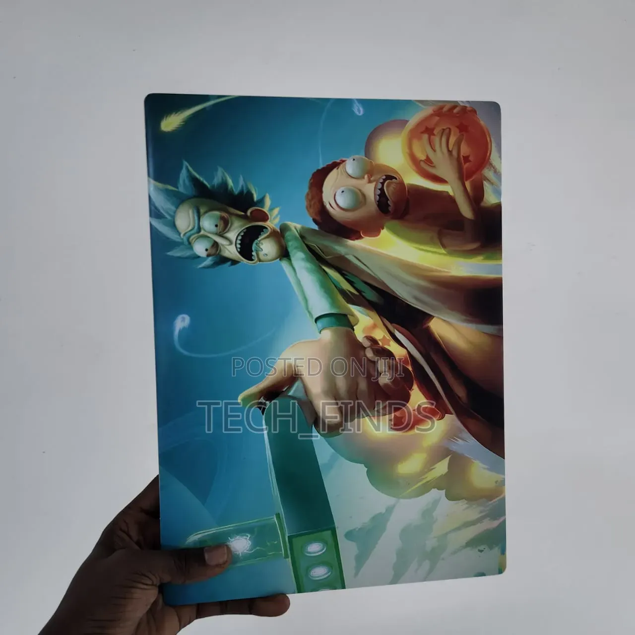 Customized Rick and Morty-Themed Laptop Skin