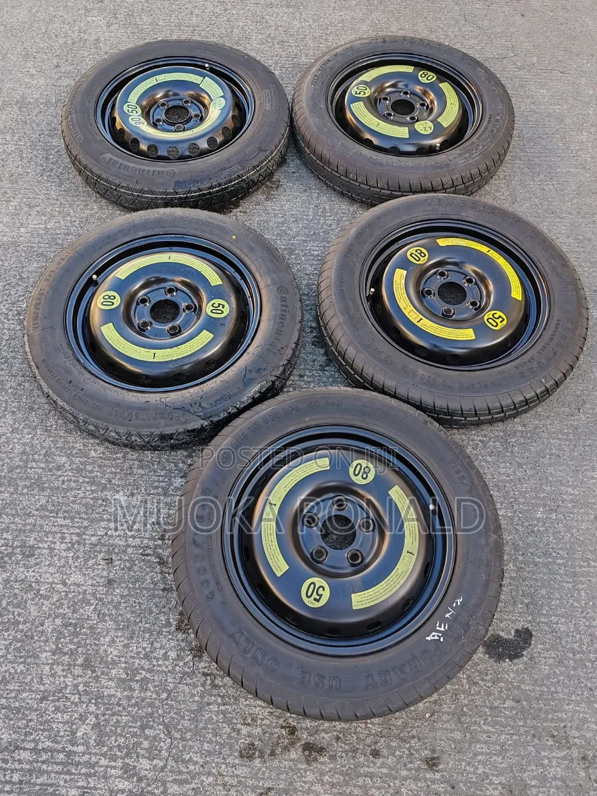 Donut Tyre (Spare Tyre for All Germany Car Available