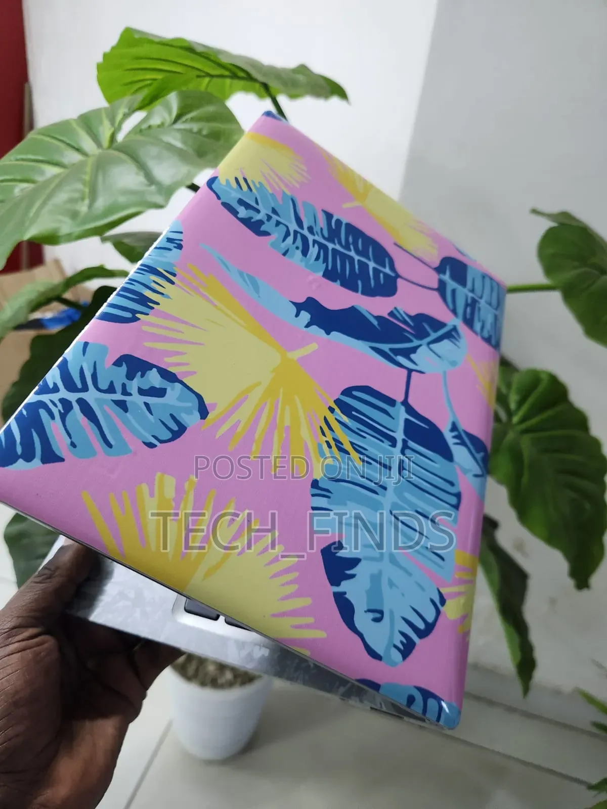 Vibrant Tropical-Themed Laptop Skin