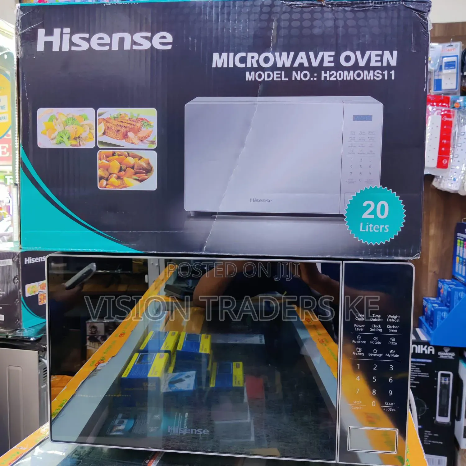Hisense 20litres Digital Microwave (Silver)