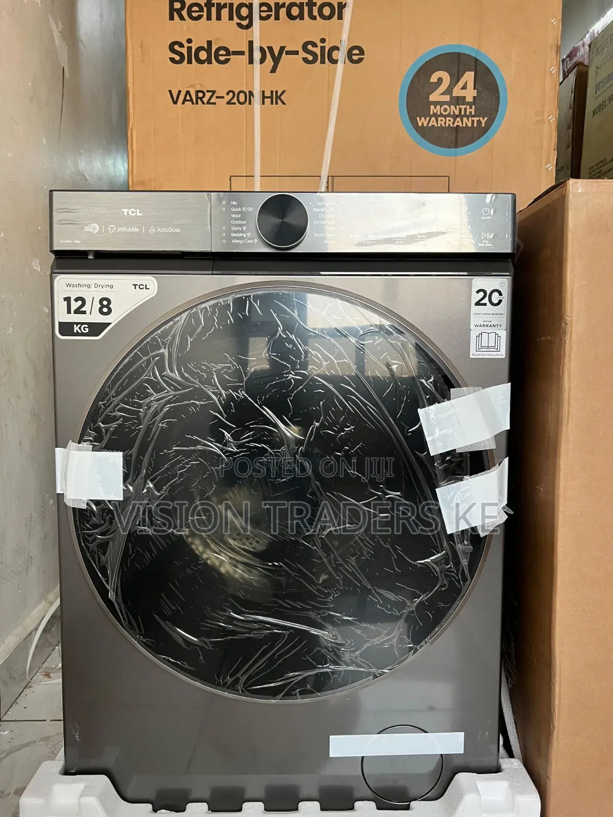 TCL 12/8kg Wash and Dry Full Automatic Washing Machine