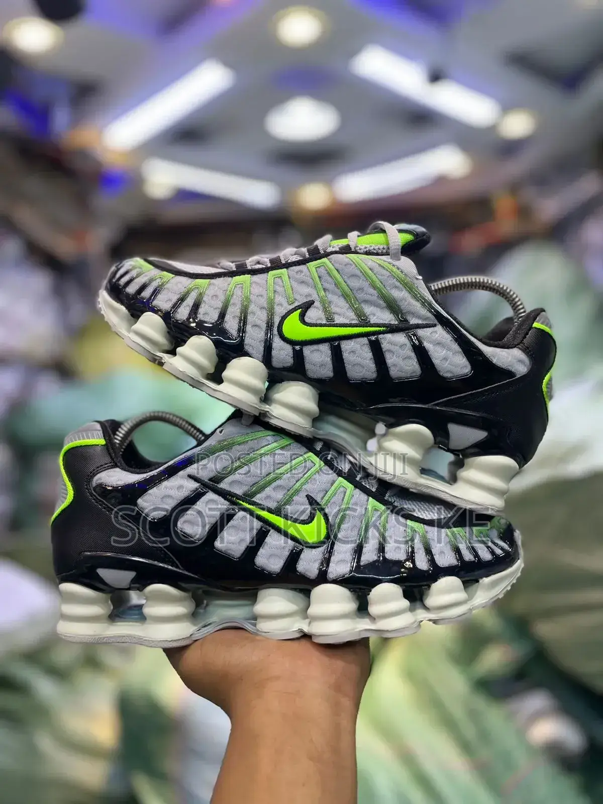 Nike Shox Tl “ Wolf Grey Lime “