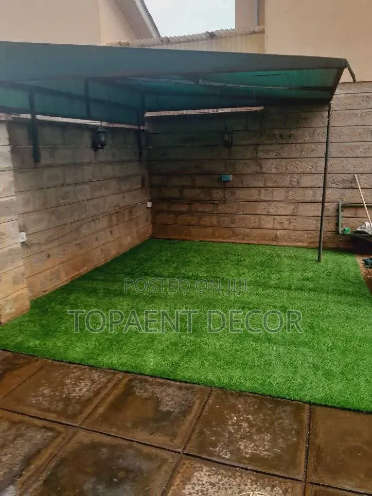 A Green Lifestyle Choice Shade Relaxing Area Artificial Green Grass