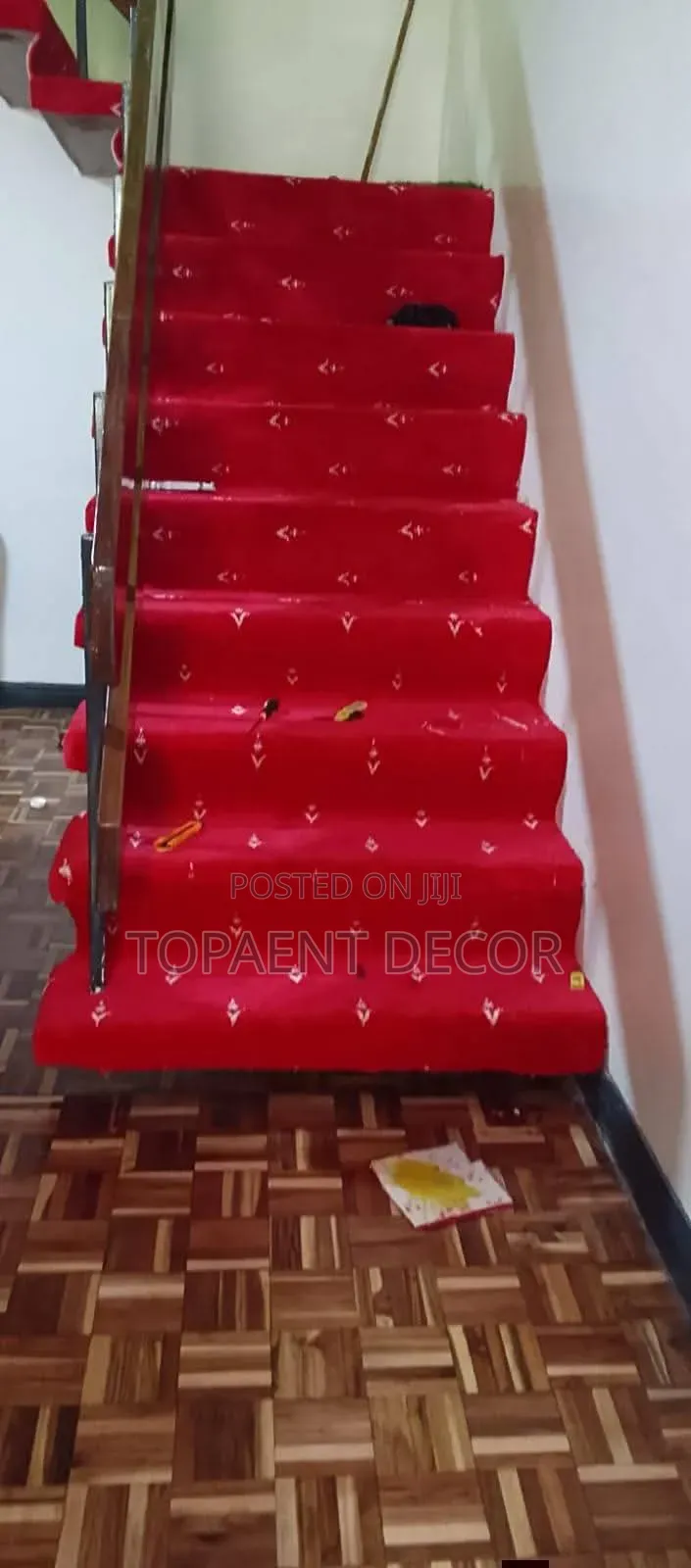 Comfort Vibe,Cozy Feel, Presidential Staircase Wall to Wall Carpets